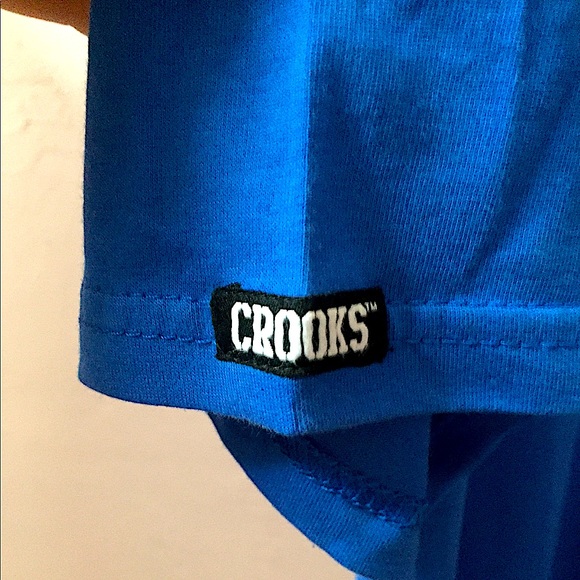 Crooks & Castles Classic Royal Crewneck Tee Shirt - Picture 9 of 16